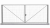 Ворота 2D распашные 1500х3000 мм